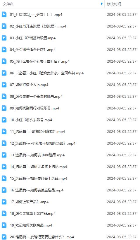 图片[2]-2024小红书电商实战课：全体系打造 全方位梳理 小红书电商逻辑体系 (42节) - 智识科技网-智识科技网