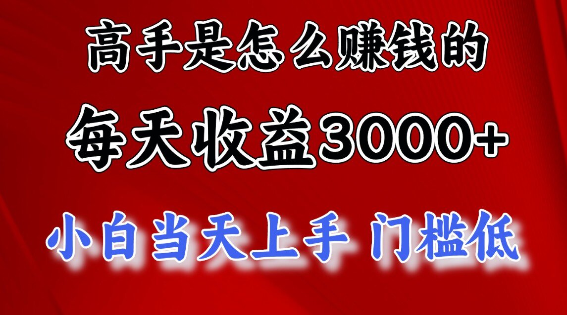 一天收益3000左右，长期项目，很稳定！ - 智识科技网-智识科技网