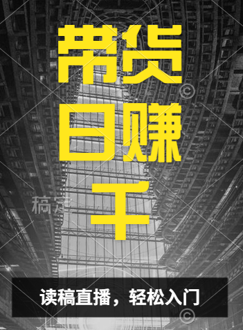 视频号技术直播带货， 会读稿就行，小白日入1000+ - 智识科技网-智识科技网
