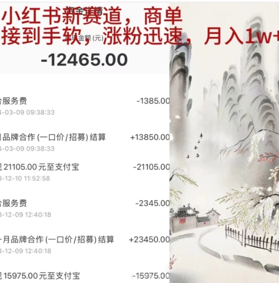 小红书新赛道，商单接到手软，涨粉迅速，一个月1w+ - 智识科技网-智识科技网