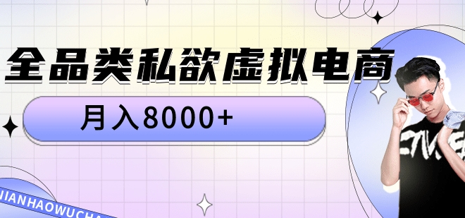 全品类私域虚拟电商，月入8000+ - 智识科技网-智识科技网