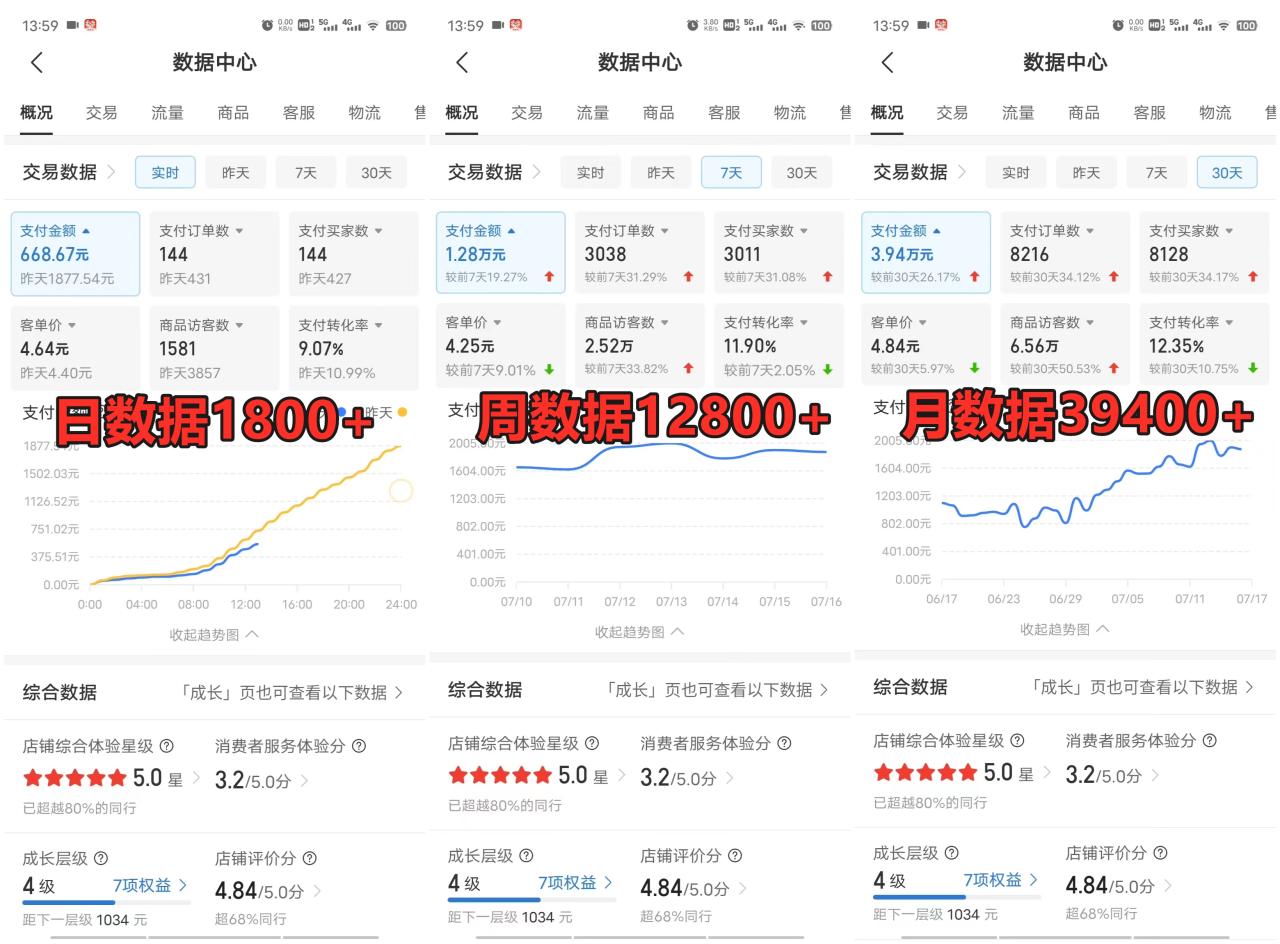 拼多多虚拟店掘金 单店日入500+ 可放大 副业首选项目 简单易上手 - 智识科技网-智识科技网