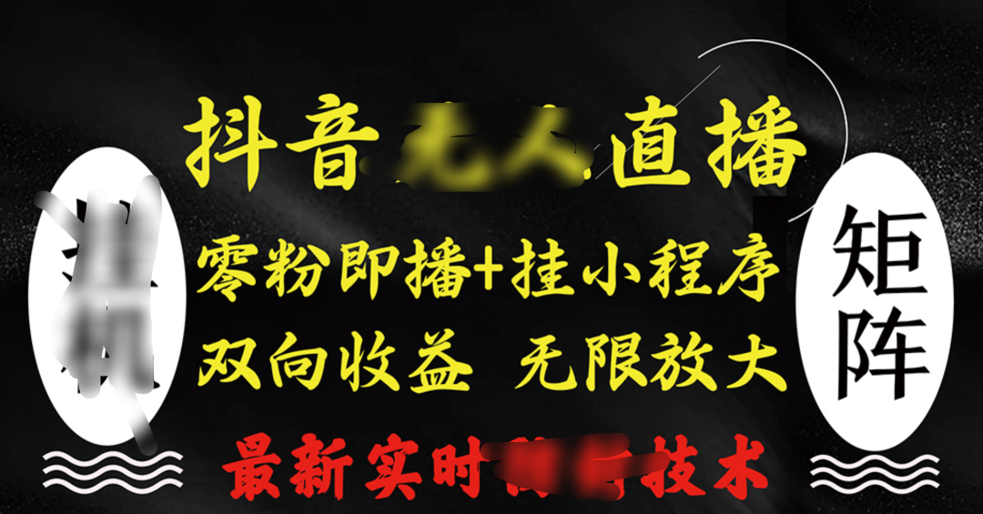 图片[1]-抖音无人直播最新独家玩法，小雪花+撸音浪双向收益，可矩阵放大 - 智识科技网-智识科技网