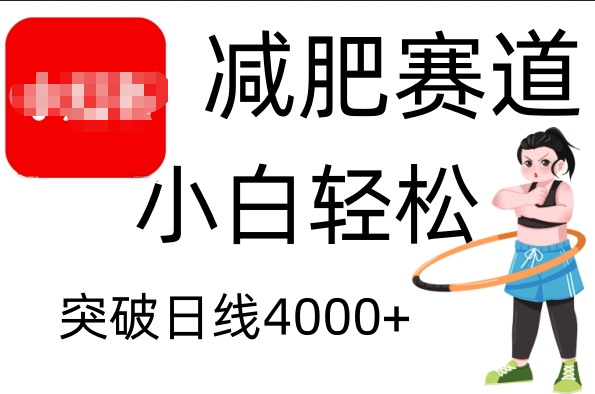 小红书减肥赛道，小白轻松日利润4000+ - 智识科技网-智识科技网