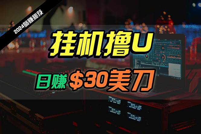日赚30美刀，2024最新海外挂机撸U内部项目，全程无人值守，可批量放大 - 智识科技网-智识科技网