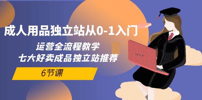 成人用品独立站从0-1入门，运营全流程教学，七大好卖成品独立站推荐-6节课 - 智识科技网-智识科技网
