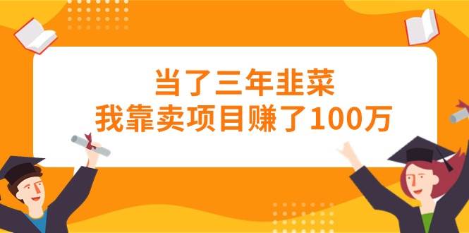 当了三年韭菜我靠卖项目赚了100万 - 智识科技网-智识科技网